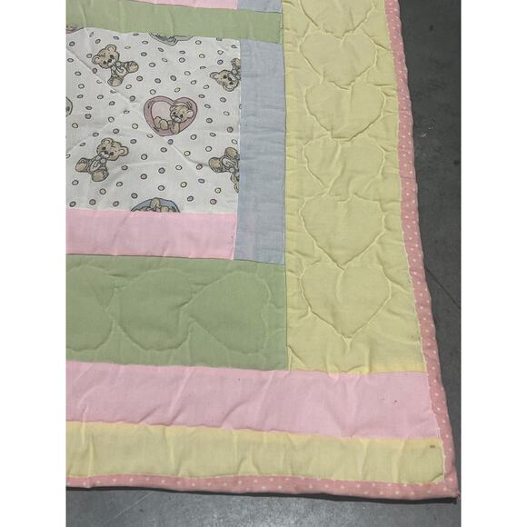 Precious Moments Tiny Teddy Bears Baby Blanket, Quilt, Bedding, Nursery Decor, - Picture 3 of 6